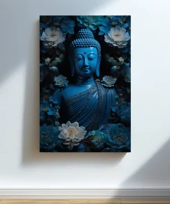 “Buddha Canvas Wall Art – Spiritual Painting for Home & Office Décor”