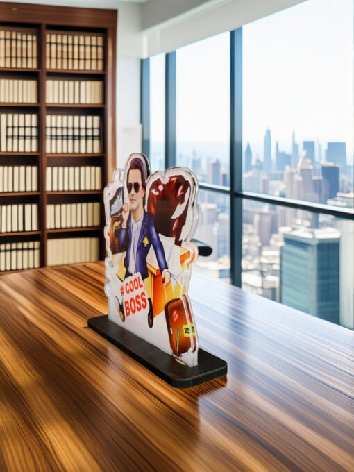 Custom Acrylic Table Stand – #CoolBoss Design - Image 2