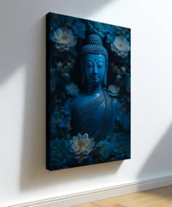 Alternative view of “Buddha Canvas Wall Art – Spiritual Painting for Home & Office Décor”