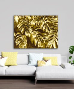 Luxury Golden Leaf Wall Art | Modern Canvas Painting for Living Room, Bedroom & Office Decor (Copy)