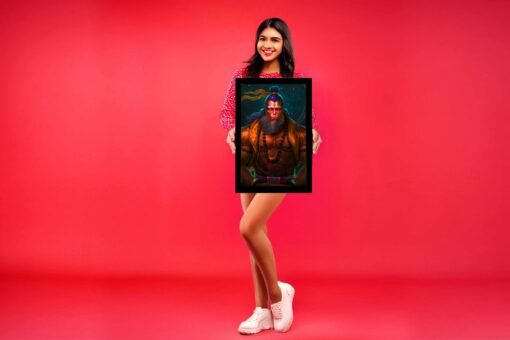 Divine Aura – Artistic Hanuman Ji Collection - Image 8