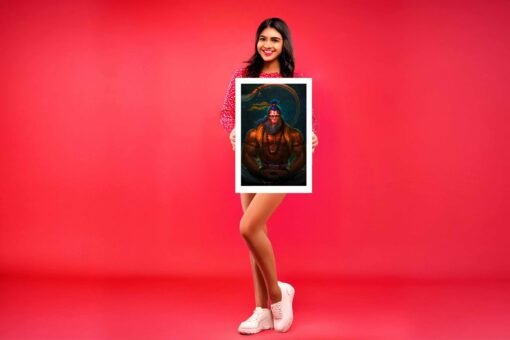 Divine Aura – Artistic Hanuman Ji Collection - Image 9