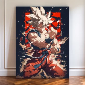 Dragon Ball Z Ultra Instinct Goku Canvas Wall Art