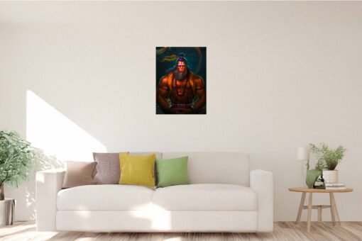 Divine Aura – Artistic Hanuman Ji Collection - Image 5