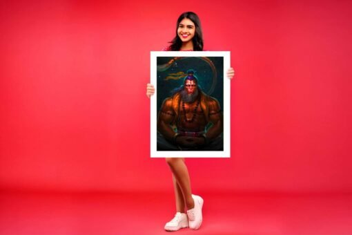 Divine Aura – Artistic Hanuman Ji Collection - Image 11