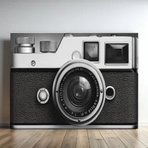 Vintage Camera Wall Art | Classic Retro Canvas Painting (All Sizes Available)