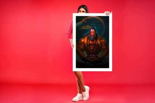 Divine Aura – Artistic Hanuman Ji Collection - Image 12