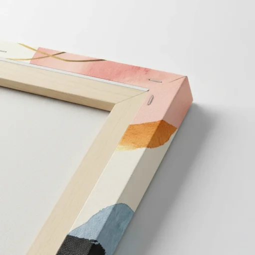 Abstract Shapes Wall Art – 3 Piece Canvas Set (22x30 inches each) - Image 7