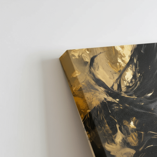 Golden Abstract Woman Canvas Wall Art | The Print House™ - Image 8