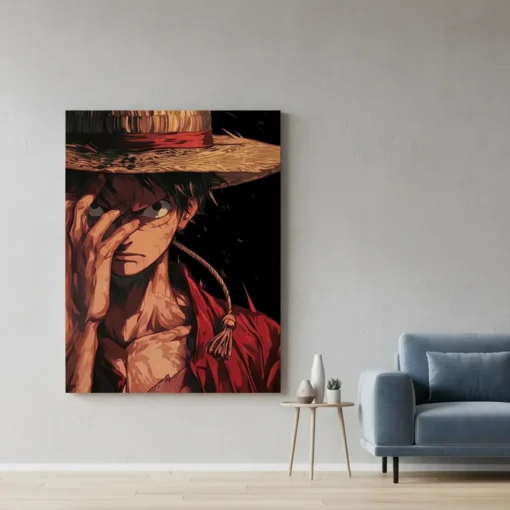 One Piece Luffy Canvas Wall Art - Image 3