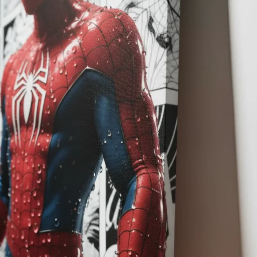 Spider-Man Canvas Wall Art – Premium Superhero Wall Décor | Custom Sizes & Gallery Wrap Frame | Living Room, Bedroom & Gaming Room Decoration - Image 7