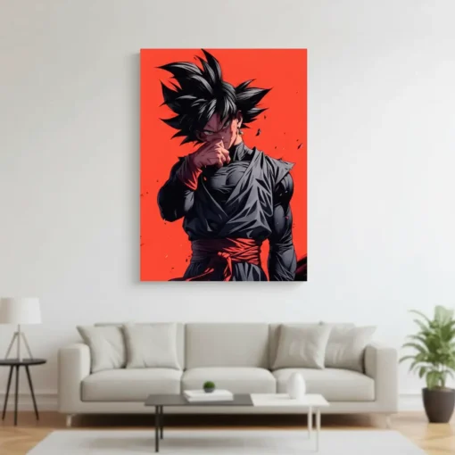 Dragon Ball Z Goku Black Canvas Wall Art | The Print House™ - Image 3