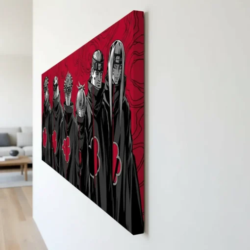 Naruto Akatsuki Clan Canvas Wall Art | The Print House™ - Image 4