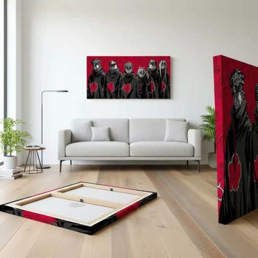 Naruto Akatsuki Clan Canvas Wall Art | The Print House™ - Image 9