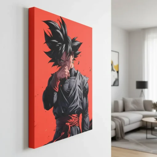 Dragon Ball Z Goku Black Canvas Wall Art | The Print House™ - Image 6
