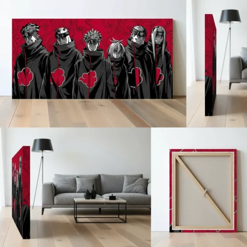 Naruto Akatsuki Clan Canvas Wall Art | The Print House™ - Image 10