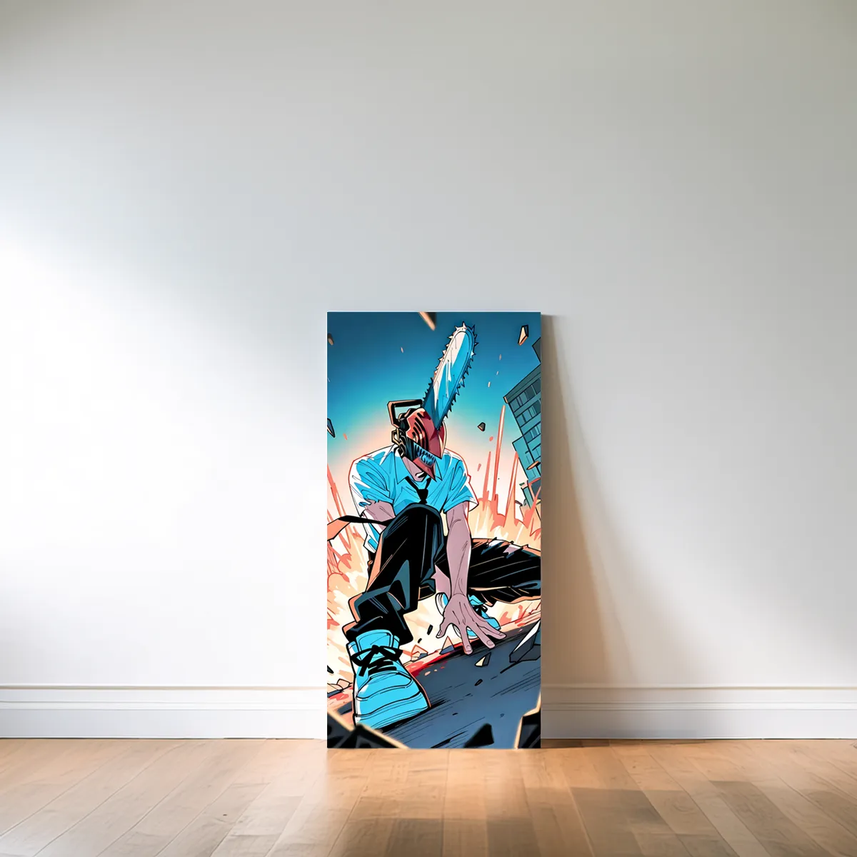 Denji x Power Chainsaw Man Canvas Wall Art | The Print House™ - Image 4