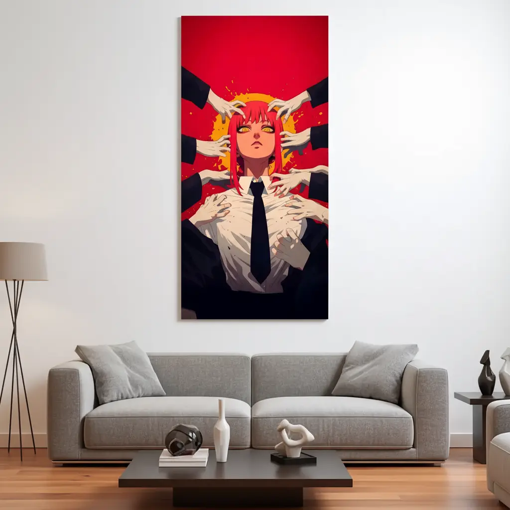 Chainsaw Man Makima Artwork | Anime Canvas Wall Hanging - Image 5