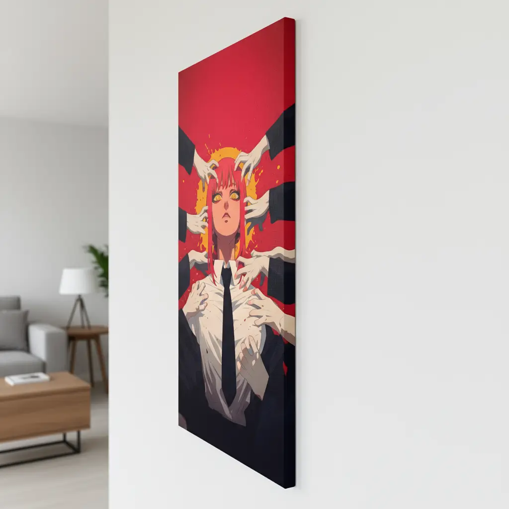 Chainsaw Man Makima Artwork | Anime Canvas Wall Hanging - Image 2