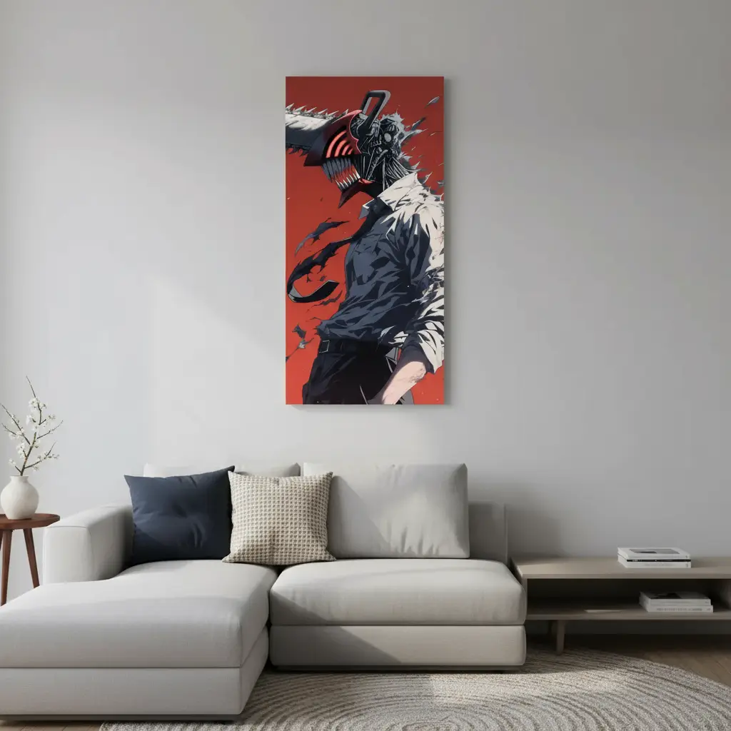 Denji Hybrid Form Chainsaw Man Canvas Wall Art | The Print House™