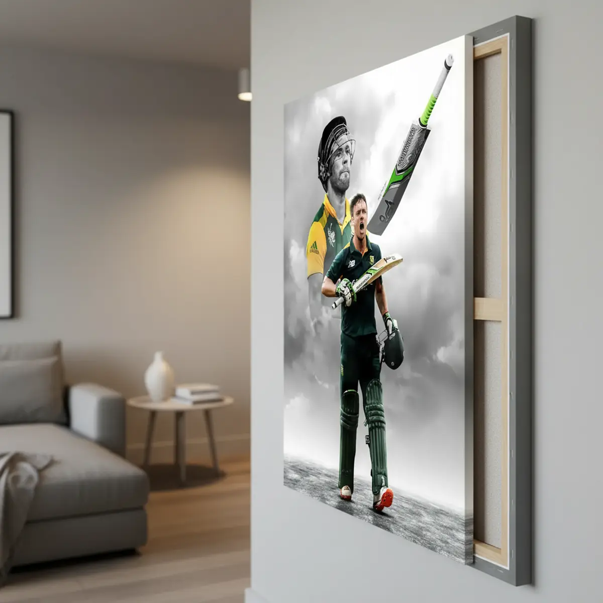 AB de Villiers Epic Canvas Print β Premium Cricket Wall Art - Image 8