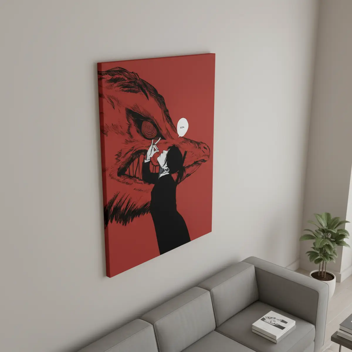 Chainsaw Man Canvas Print — Premium Pop Art Canvas Wall Art - Image 5