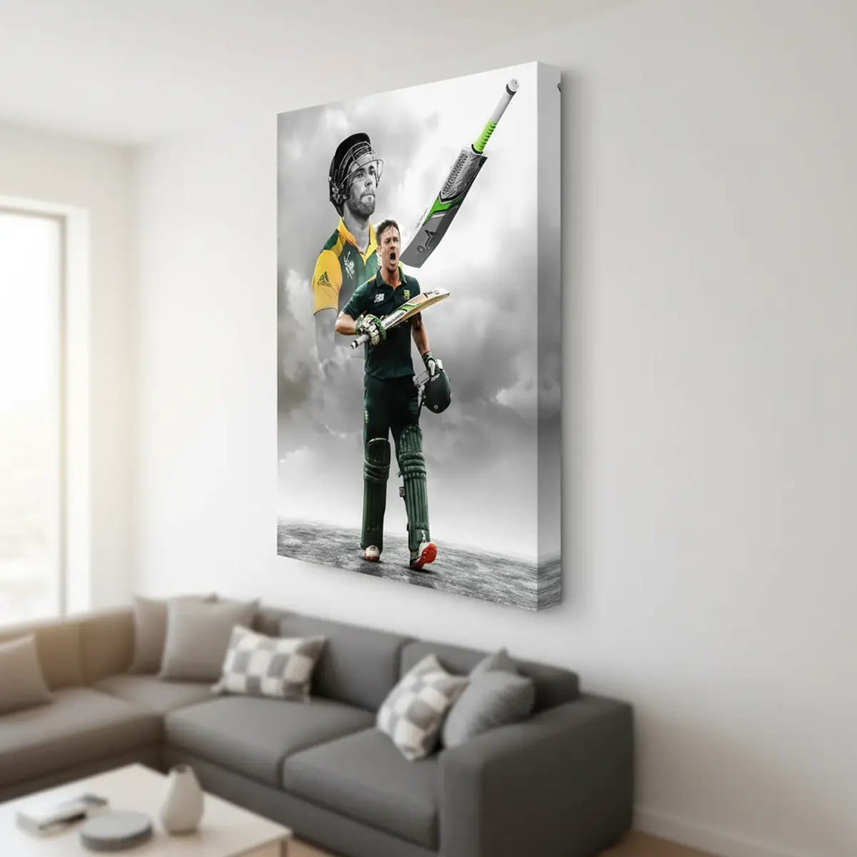 AB de Villiers Epic Canvas Print β Premium Cricket Wall Art - Image 5