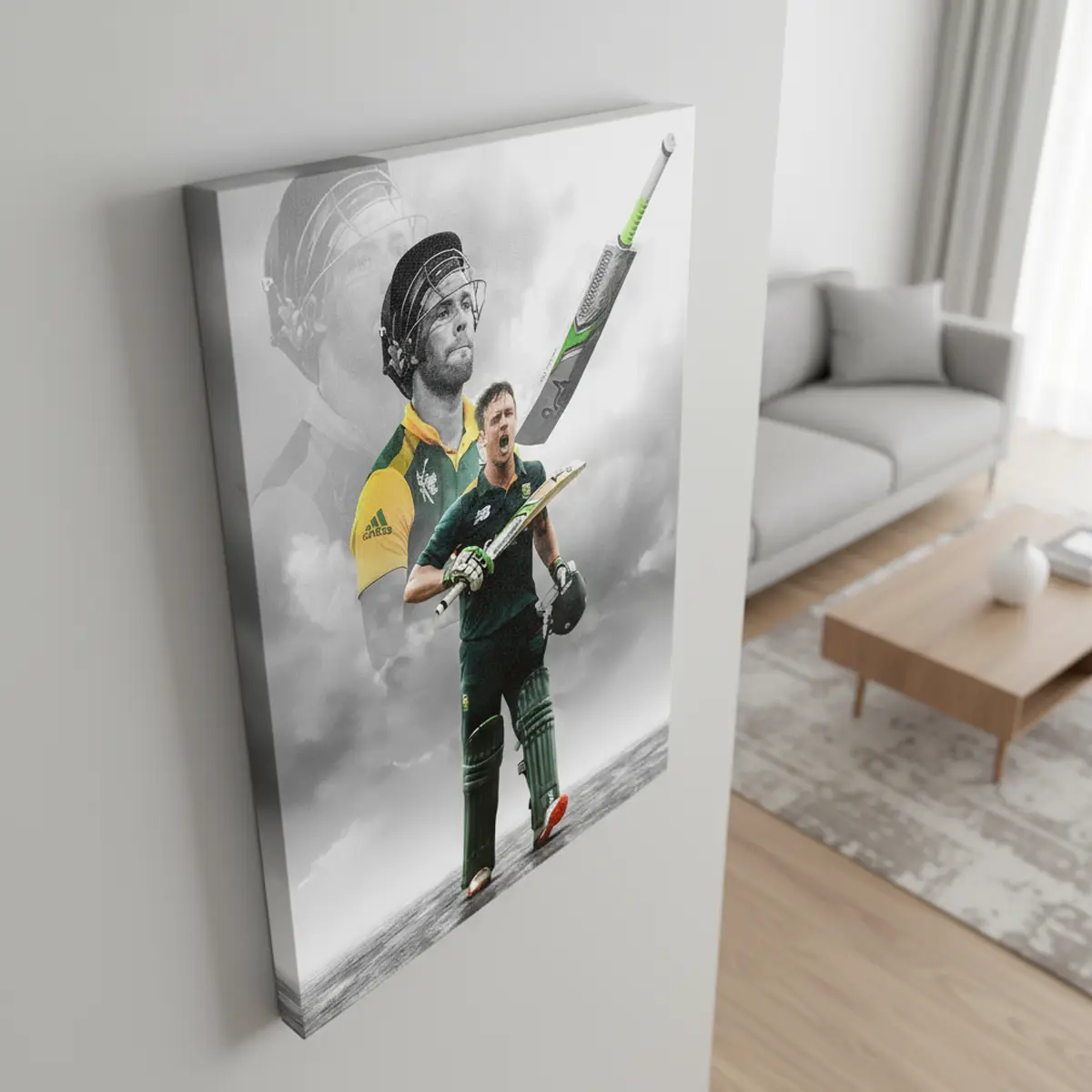 AB de Villiers Epic Canvas Print β Premium Cricket Wall Art - Image 2