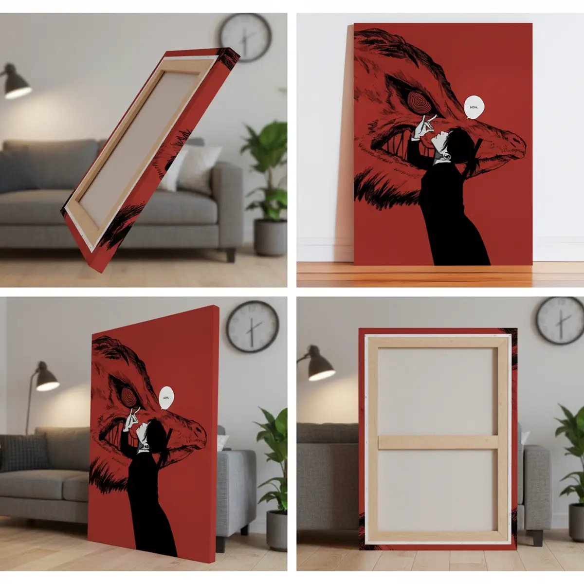 Chainsaw Man Canvas Print — Premium Pop Art Canvas Wall Art - Image 8